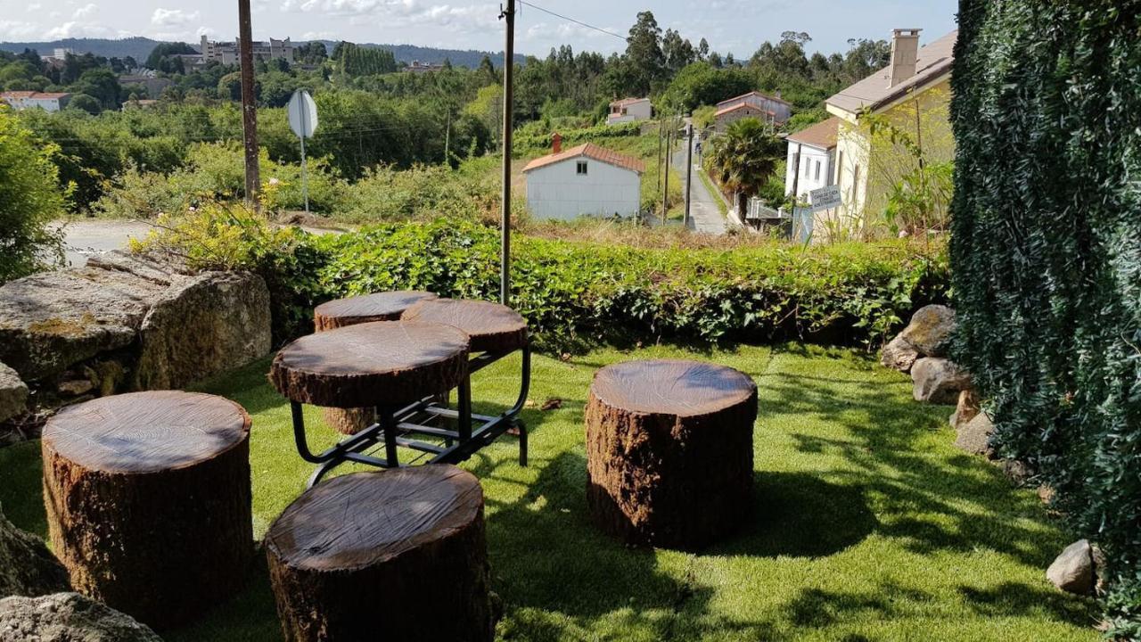 Casa De Piedra Tipica Villa Santiago de Compostela Exteriör bild
